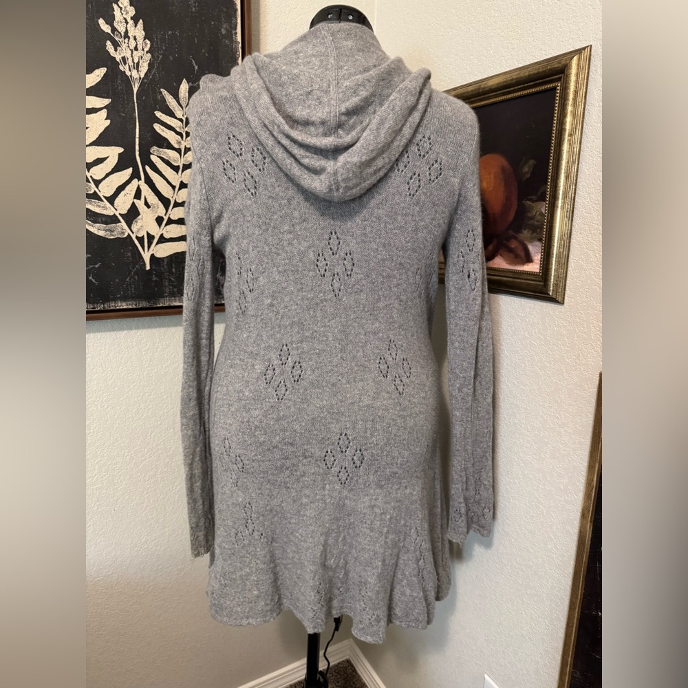 Max Studio hooded cashmere cardigan
